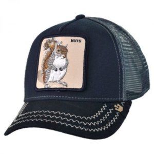Nuts Squirrel Mesh Trucker Snapback Baseball Hat